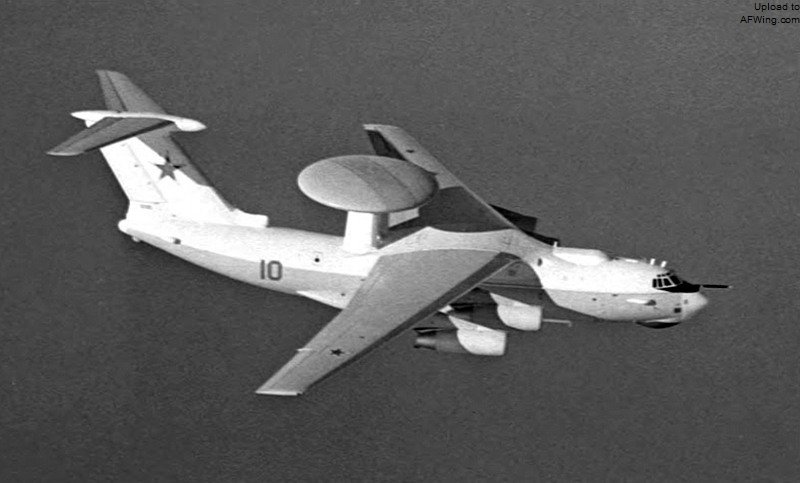 A-50&ldquo;红色10号&rdquo;原型机在黑海上空的试飞