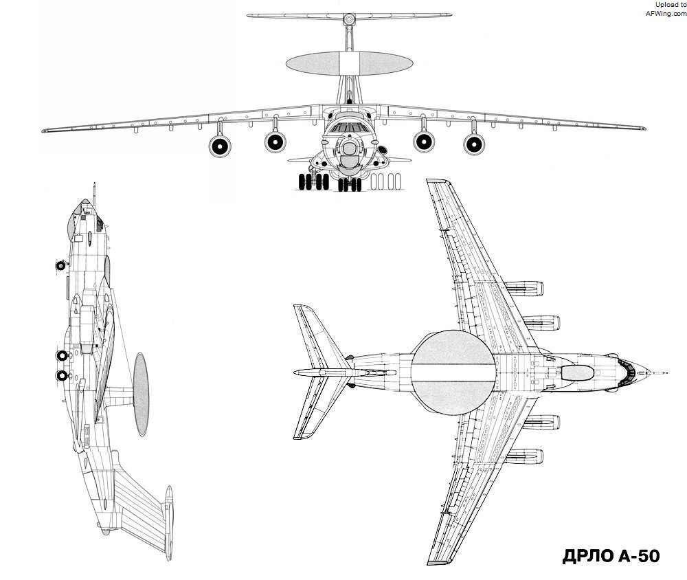 A-50三面图
