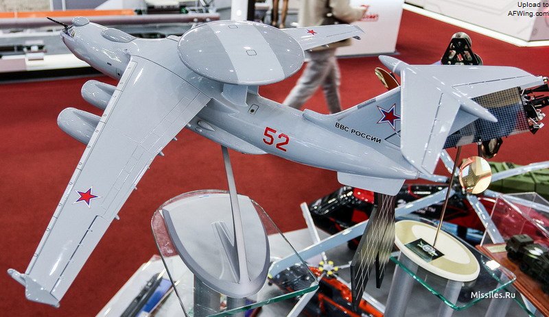 A-100模型显示该机仍采用旋转天线