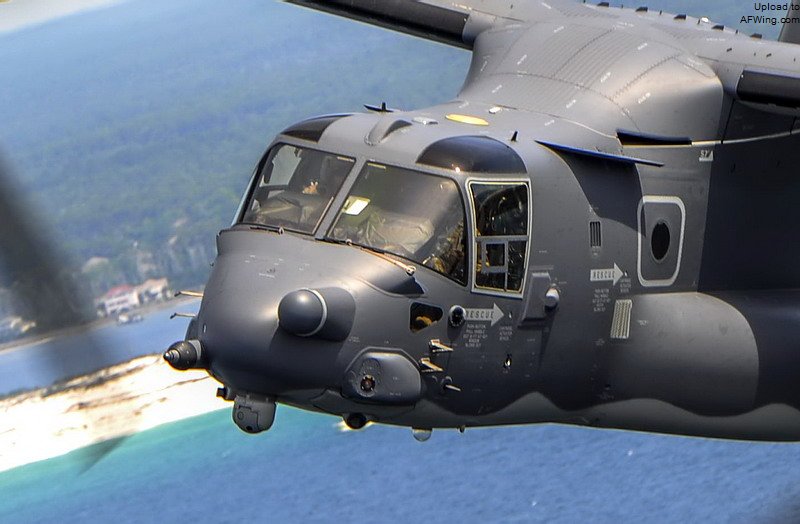 CV-22B机鼻安装的AN/APQ-186多模雷达