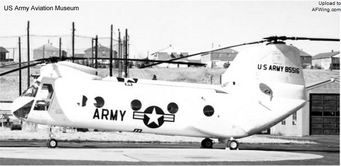 在投资制造了三架YHC-1A原型机后，美国陆军便转向了&ldquo;支奴干&rdquo;