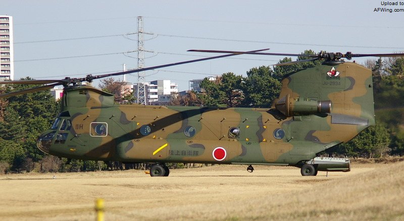 陆自的CH-47J基本型