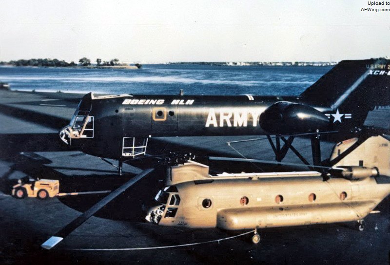 XCH-62与CH-47的大小对比