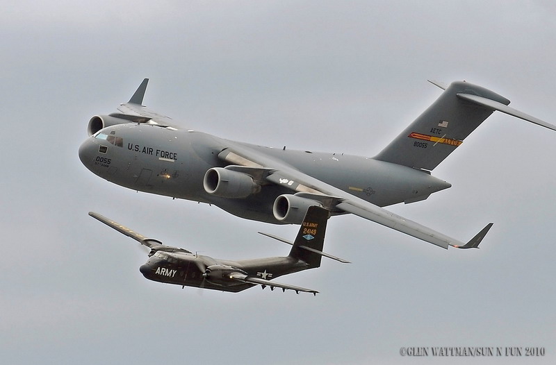 DHC-4和C-17的大小对比
