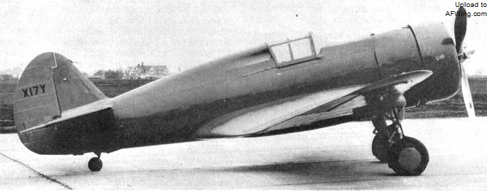 寇蒂斯在塞维尔斯基投标机事故之后重新改设计用来竞标的Curtiss model 75B，装备了950马力的莱特XR-1820-39引擎，最高时速达到了459km/h，而后发展为P-36战斗机