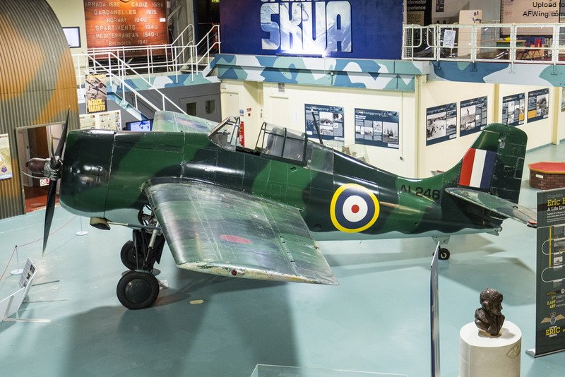 &ldquo;岩燕&rdquo;Mk.1 AL-246，现保存于英国皇家海军舰队航空博物馆，&ldquo;野猫&rdquo;家族中的现存资历最老的一员