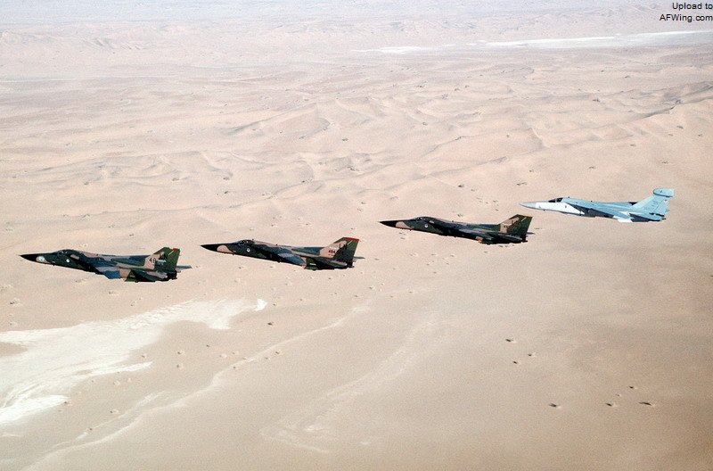TAC为美国驻欧空军（USAFE）和太平洋空军（PACAF）训练F-111中队，以打击机群的方式进行训练，让不同型号的战斗机像古希腊士兵方阵那样进行大编队协同作战