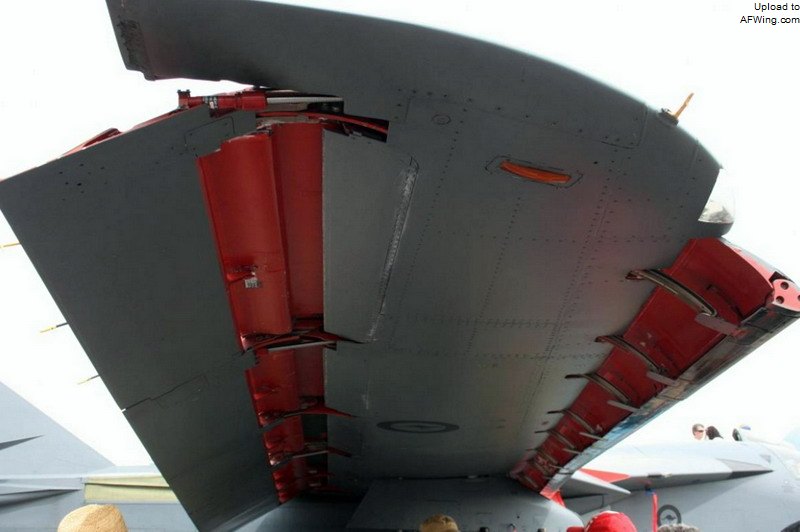 F-111的机翼具有全展长的双缝富勒襟翼和前缘缝翼，具有相对较好的短距起降能力
