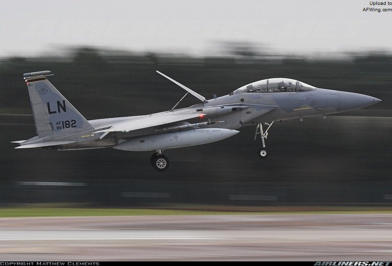 86-0182是美国空军最后一架出厂的F-15D