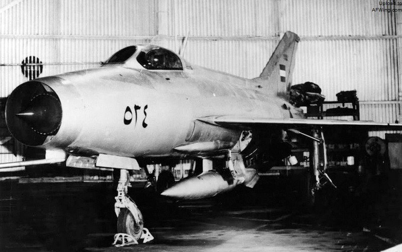伊拉克空军列德夫&bull;穆尼尔上尉的米格-21F-13 534号