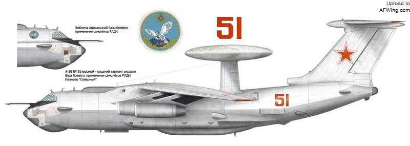 俄罗斯空军的A-50预警机