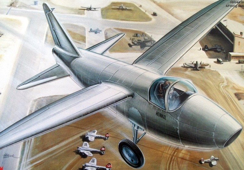 1939年8月27日德国的亨克尔He 178V1喷气式飞机首飞