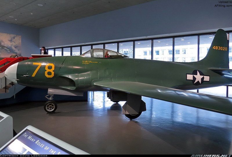 史密森学会保存的XP-80原型机