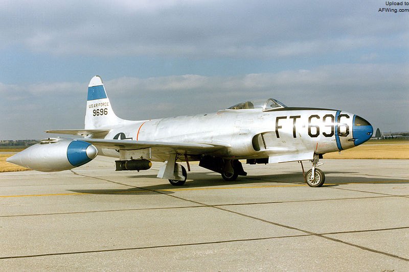 美国空军博物馆收藏的F-80C 49-0696