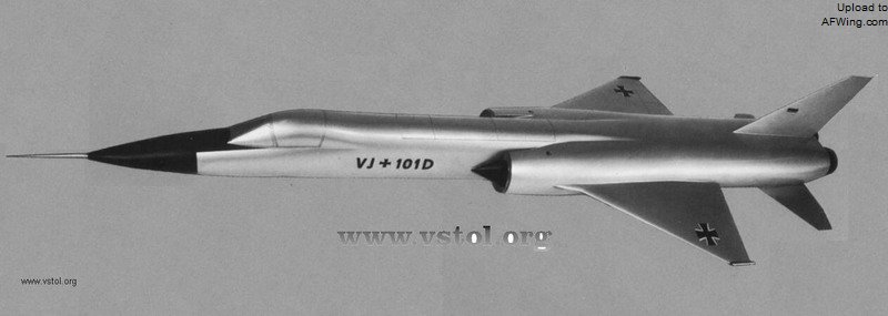 VJ 101D实体模型