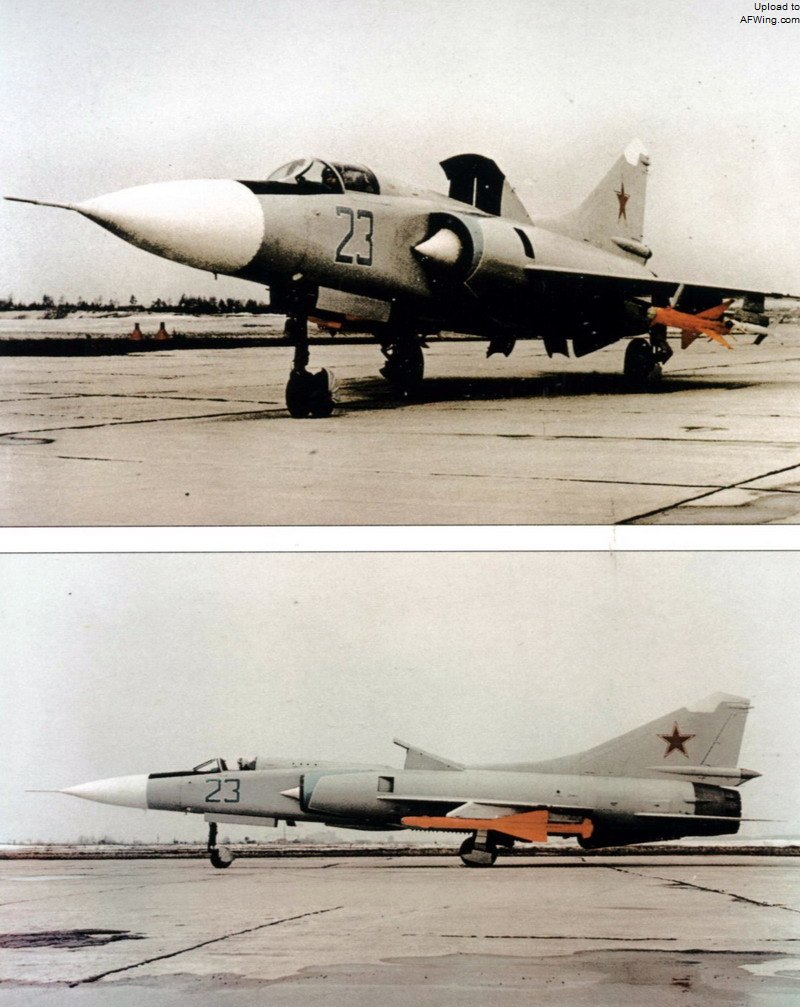 23-01原型机，军用编号米格-23PD