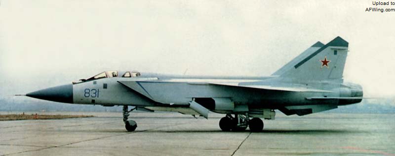第一架米格-31原型机（Ye-155MP）831号