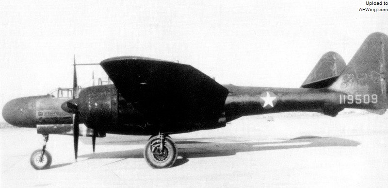 第一架XP-61原型机41-19509