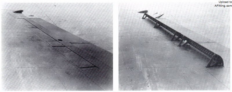 XP-61安装的新型扰流板