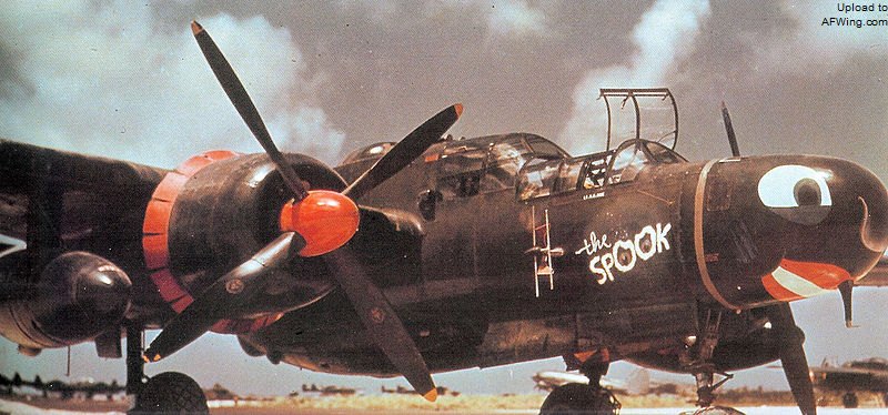 第548夜战中队的P-61B-1-NO 42-39403&ldquo;The Spook&rdquo;
