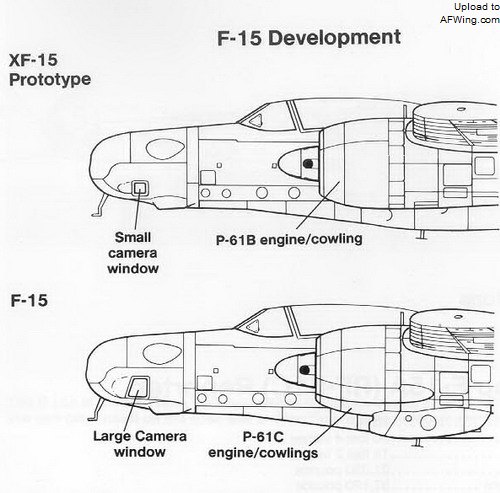 F-15生产型与原型机之间的变化