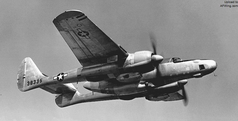 P-61C-1-NO 42-8335被改装为XF-15原型机，除了涡轮增压的R-2800-C发动机外与第一架XF-15完全一致