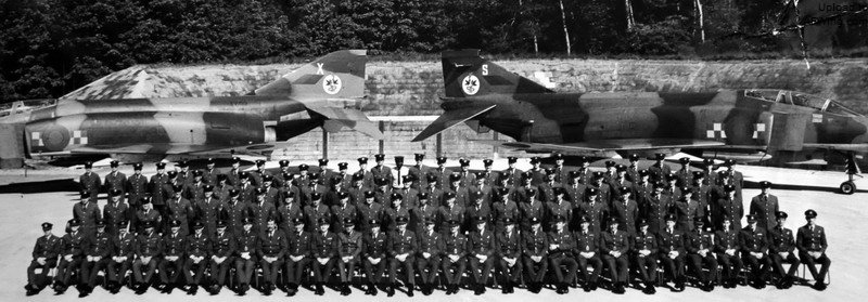 1977年，维尔登拉特空军基地第92中队的合影