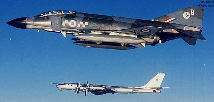 F-4M在QRA任务中最常见到的是苏联的&ldquo;熊&rdquo;式轰炸机