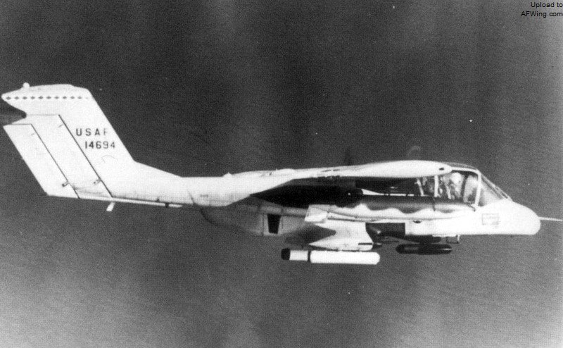 OV-10A&ldquo;铺路钉&rdquo;参加了越战后期的战斗，美国空军始终担心该机的生存能力，最终取消了项目