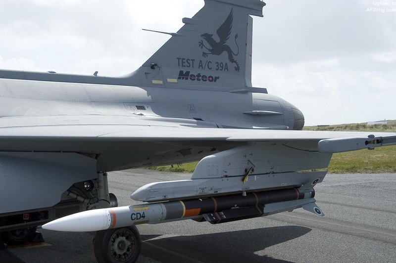 JAS-39A&ldquo;流星&rdquo;超视距空空导弹测试机