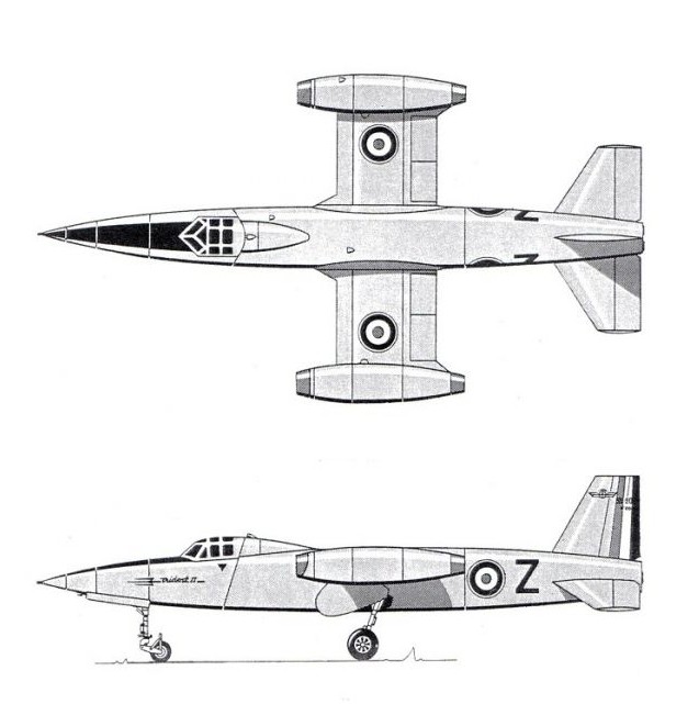 1956年3月30日首飞的 SO.9050-03 F-ZWTZ（&ldquo;Z&rdquo;）