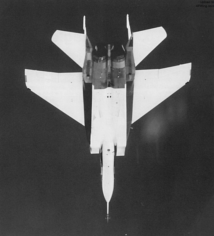 F-15 FSD飞机机翼没有切尖，平尾没有锯齿，可与下图的生产型进行对比