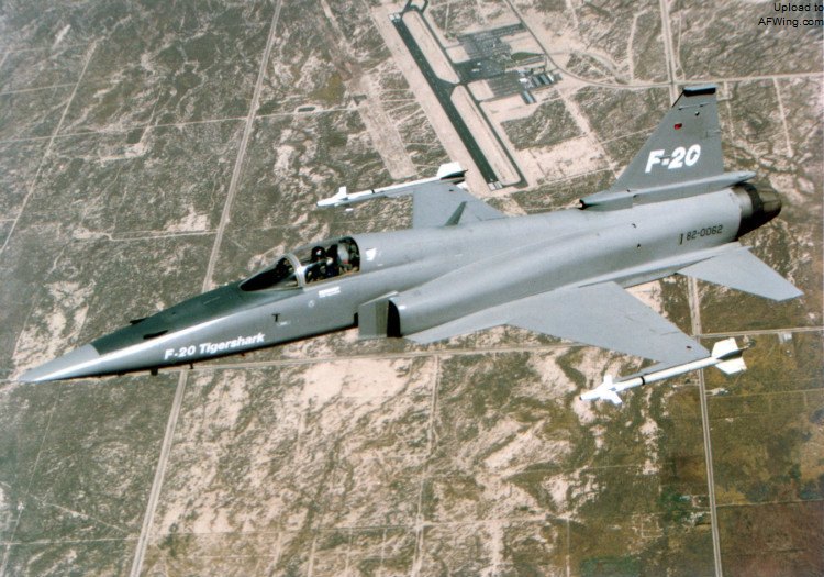 著名的F-20&ldquo;虎鲨&rdquo;。1982年8月30日首飞成功