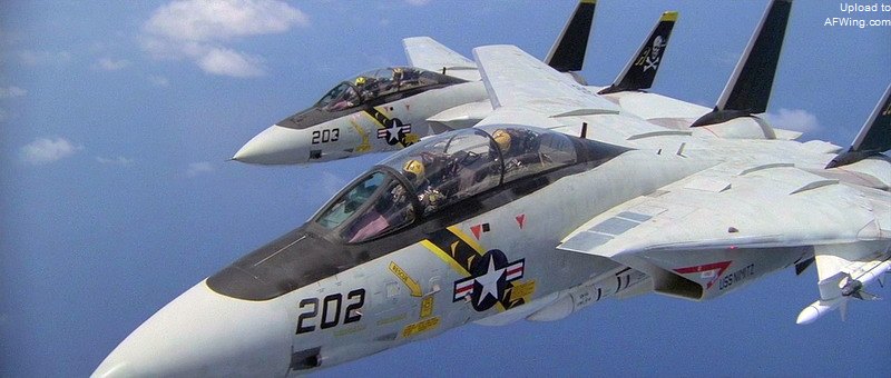 F-14在1981年的科幻冒险片《核子航母历险记》（The Final Countdown）已经显露出了明星气质