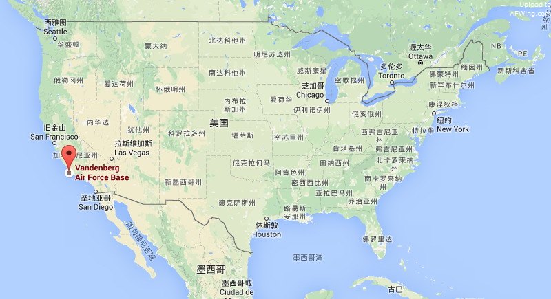 范登堡空军基地位于加州