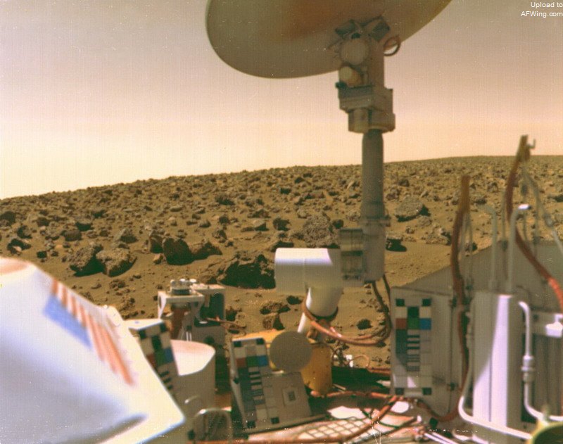 &ldquo;海盗&rdquo;2号着陆器拍摄的火星表面