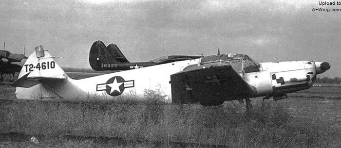 　　虽然这架梅塞施密特Bf 108&ldquo;台风&rdquo;（T2-4610）也是战后被运到弗里曼基地的，但显然不是用于试飞评估的，可能是美国陆航技术员想研究一下战前的设计。Bf 108是一种小巧可爱的联络机，战争临近结束时，美军航空技术情报人员在法国维拉库布莱发现了这架飞机并作为联络机使用。此后该机作为那支情报小队的战利品随英国&ldquo;死神&rdquo;号航母来到美国，在抵达时这架108通体被涂成橘红色，以及铁十字机徽和万字徽。有传言说这架飞机是赫尔曼&bull;戈林私人联络机。现在这架飞机属于加州奇诺的名机博物馆。