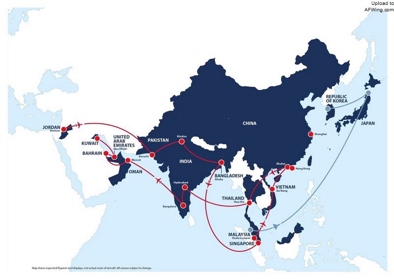 &ldquo;红箭&rdquo;这次珠海之旅的转场航线